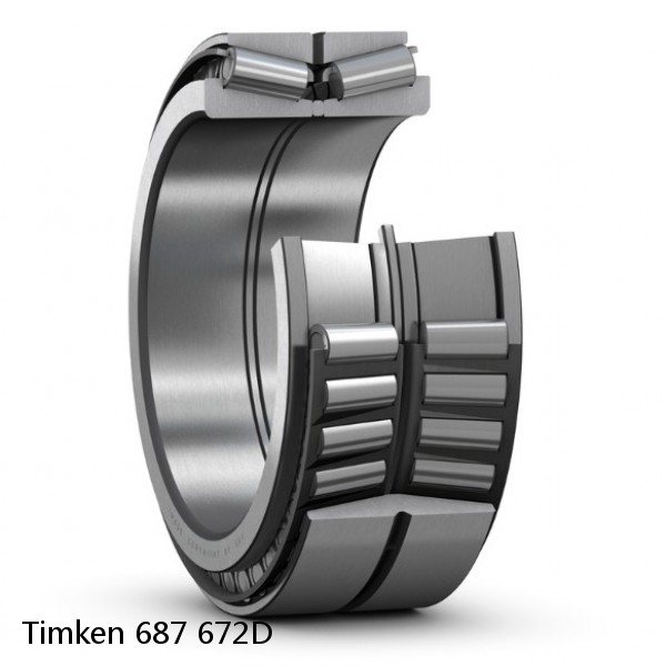 687 672D Timken Tapered Roller Bearing Assembly #1 small image